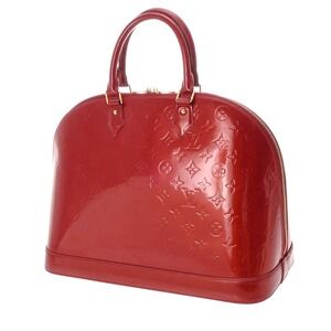 Louis Vuitton Alma dAmour Pomme Vernis Handbag Monogram